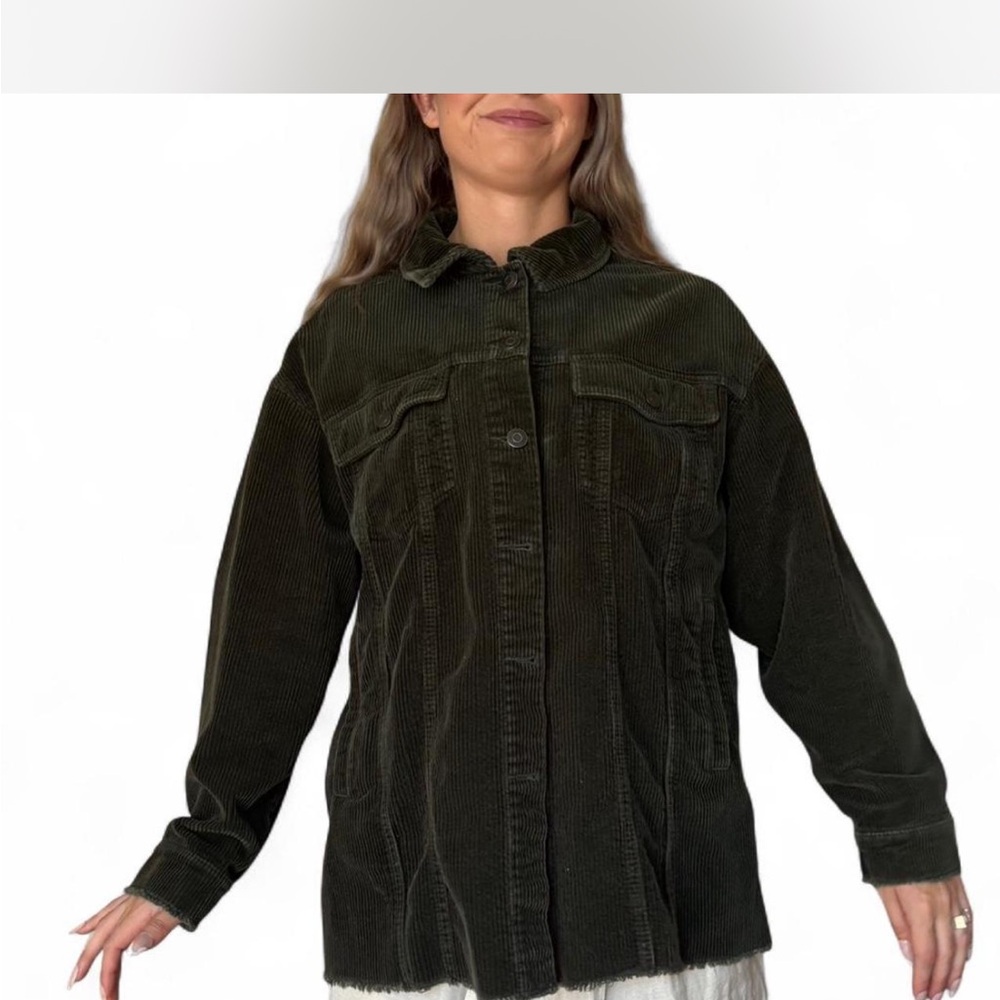 ONLY Dark Green Corduroy Jacket